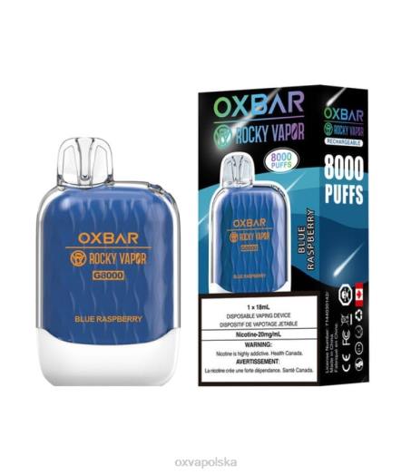E Papieros OXVA Opinie ZFNV36 | niebieska malina OXVA OXBAR G8000