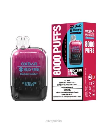 OXVA Vape Cena ZFNV44 | klasyk wiśniowo-limonkowy OXVA OXBAR G8000
