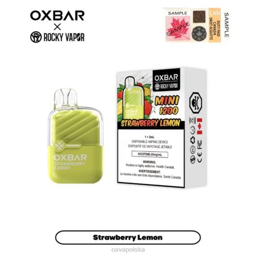 OXVA Disposable Vape Price ZFNV19 | truskawkowa cytryna OXVA OXBAR MINI 1200