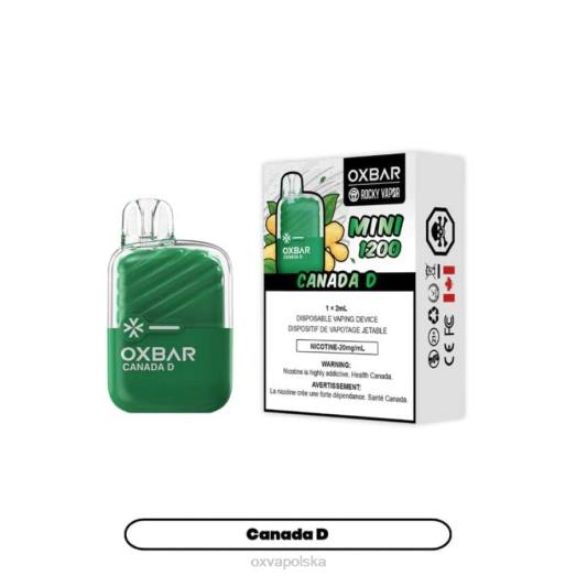OXVA Disposable Vape Price ZFNV9 | Kanada D OXVA OXBAR MINI 1200