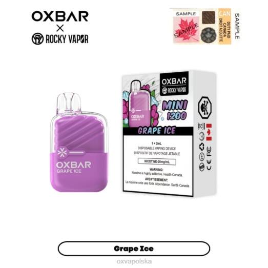 OXVA Warszawa ZFNV22 | lód winogronowy OXVA OXBAR MINI 1200