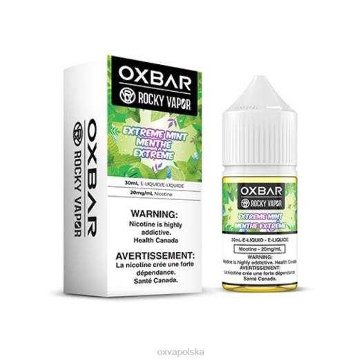 OXVA Sklep ZFNV48 | ekstremalna mięta OXVA OXBAR 30 ml soli nic